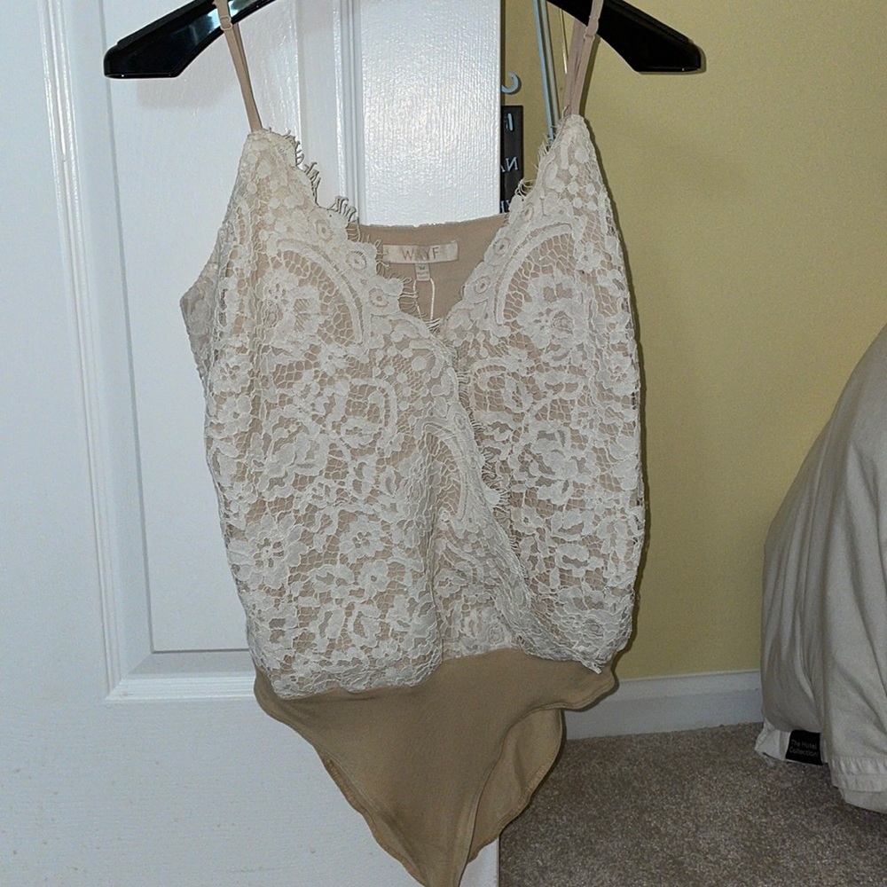 WAYF lace bodysuit